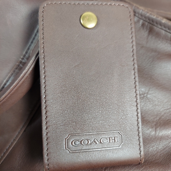 Coach Lexus Collaboration 0596 Women,Men Leather Boston Bag,Shoulder Bag Dark... - Picture 4 of 13